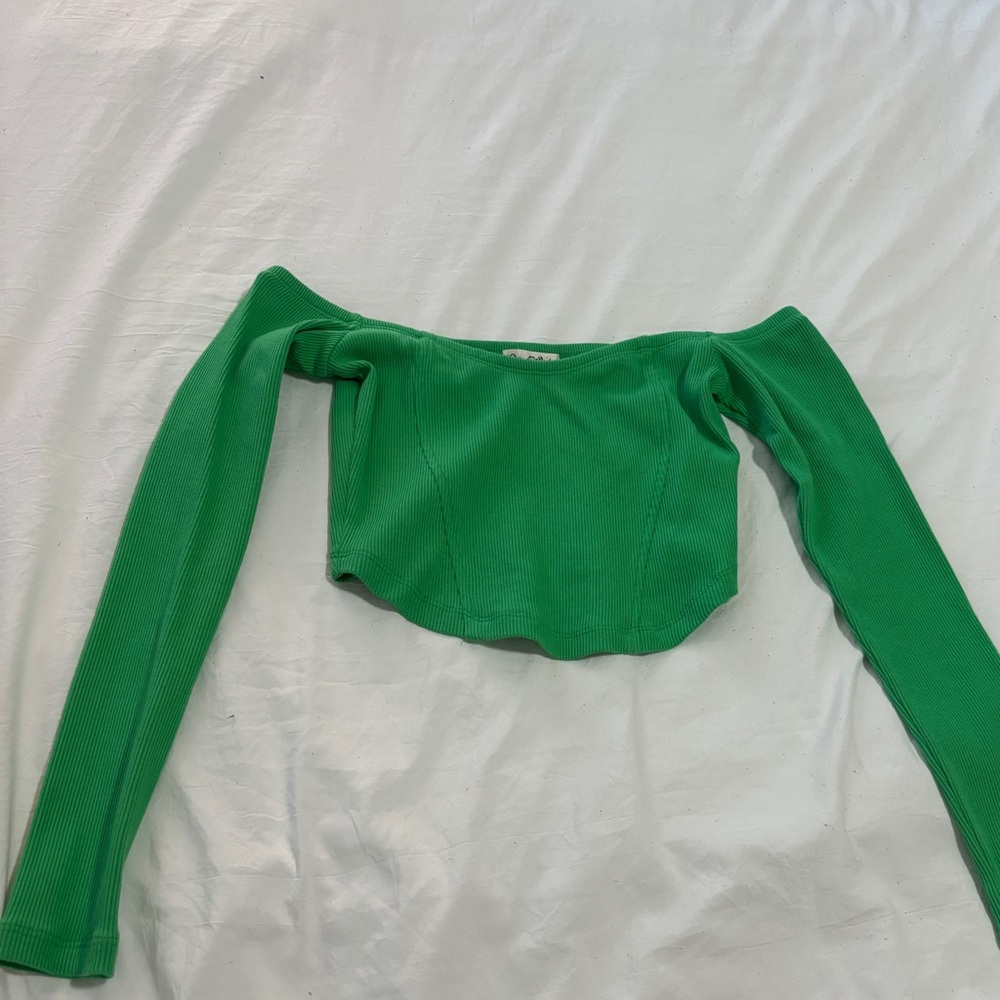 Green corset like top Miss Selfridge (from ASOS)